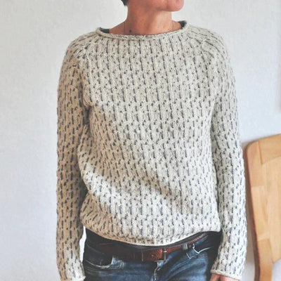 Oda - Eleganter Grauer Pullover