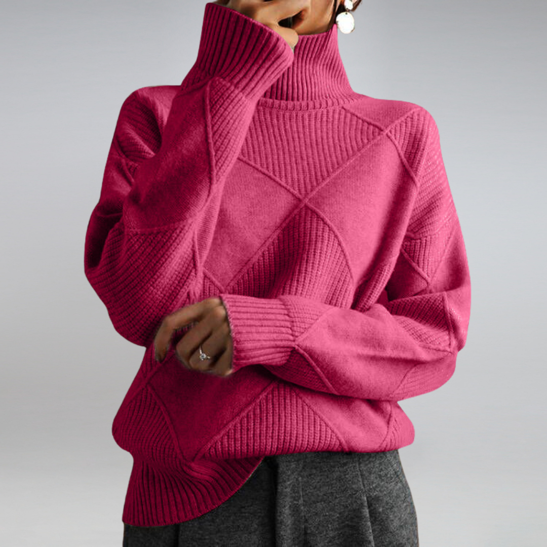Everly - Strick-Rollkragenpullover