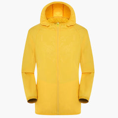 Trenchcoat mit Kapuze für Unisex in Gelb