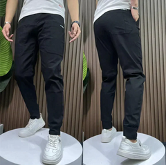 Mads - Cargohose - Stretchhose in Schwarz