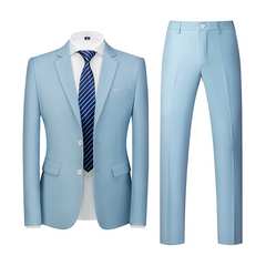 Arvel - herrenanzug in Himmelblau
