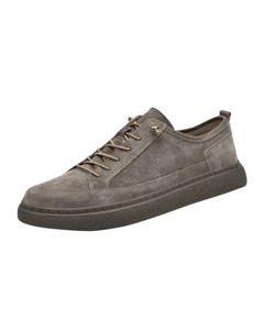 Wildleder Turnschuhe in Grau