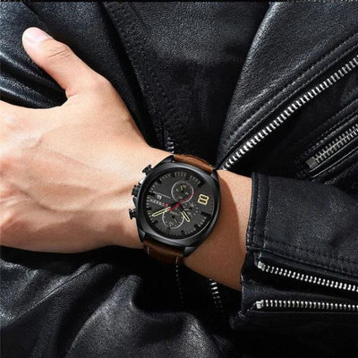 Wasserdichte Militär-Chronographen-Sportuhr