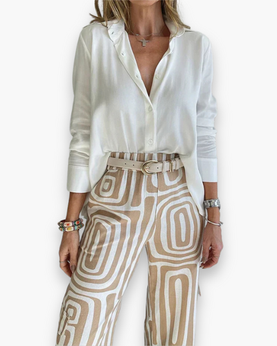 Damen Elegantes Twin Set | Modisch Zweiteiliges Ensemble