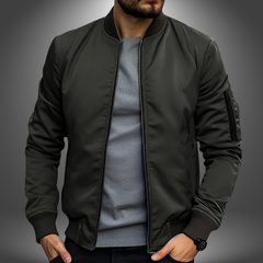 Sim | Herren Lässige Brise Jacke – Leichte Casual Jacke Herren in Grün