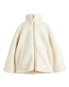 Anastacia™ - Weiche Warme Winterjacke in Creme