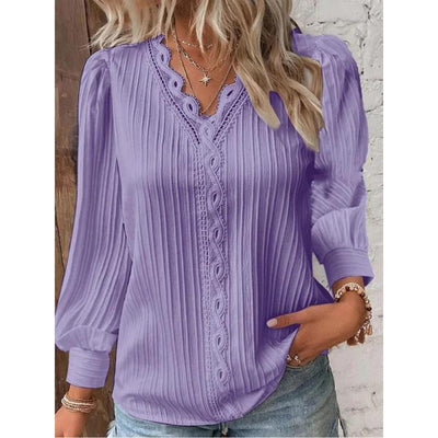 Carina®️™ - Elegante Biesenbluse