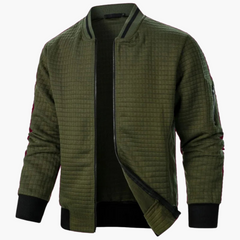 Wärmende Jacke für Herren - stylisch, bequem und modern in Armeegrün