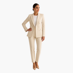 Claudia | Elegantes zweiteiliges Set in Creme