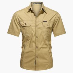 Leon | Cargohemd in Khaki