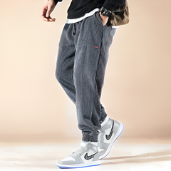 Max | Oslo Cordhose Sweatpants für Freizeitmode in Gray
