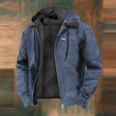 Craig™ - Elegante Herren-Kapuzenjacke in Blau