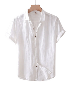 Phuket Linen Shirt in White
