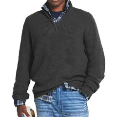 Charlton - Gemütlicher Pullover in Dunkelgrau