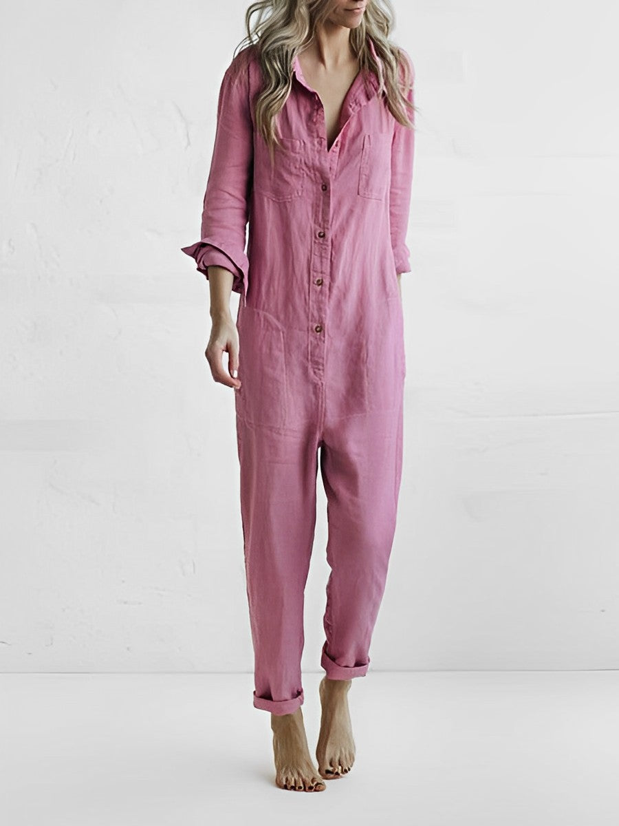 Sveltea - Jumpsuit mit Knopfleiste