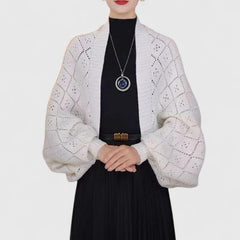 Mila | Modischer Cardigan für stilvolle Outfits in Weiß