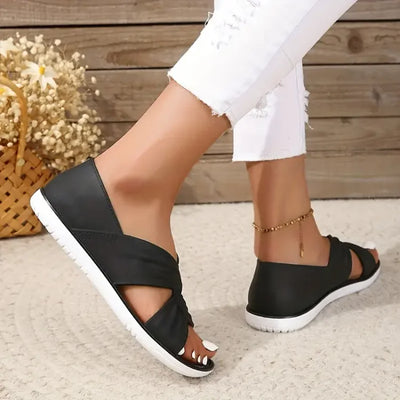 Beatrice | Orthopädische Sandalen mit stylischer Schleife