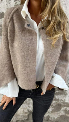 ELISABETH™ | LEICHTER CARDIGAN in Braun