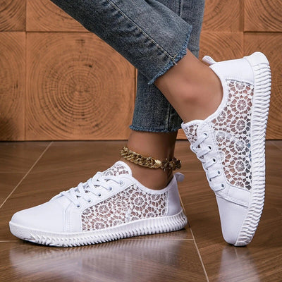 Damskie | Atmungsaktive Slip-On-Mokassins aus Mesh für Damen