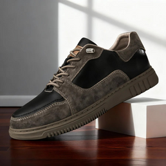 Luca Wildleder Sneakers in Schwarz