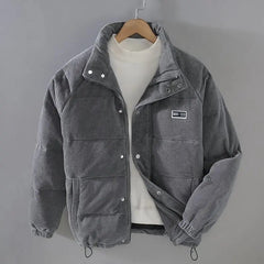 William - Unisex Stylische, leichte Winterjacke in Grau