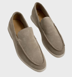Dino - Comy Business Leder Slipper für Männer in Beige