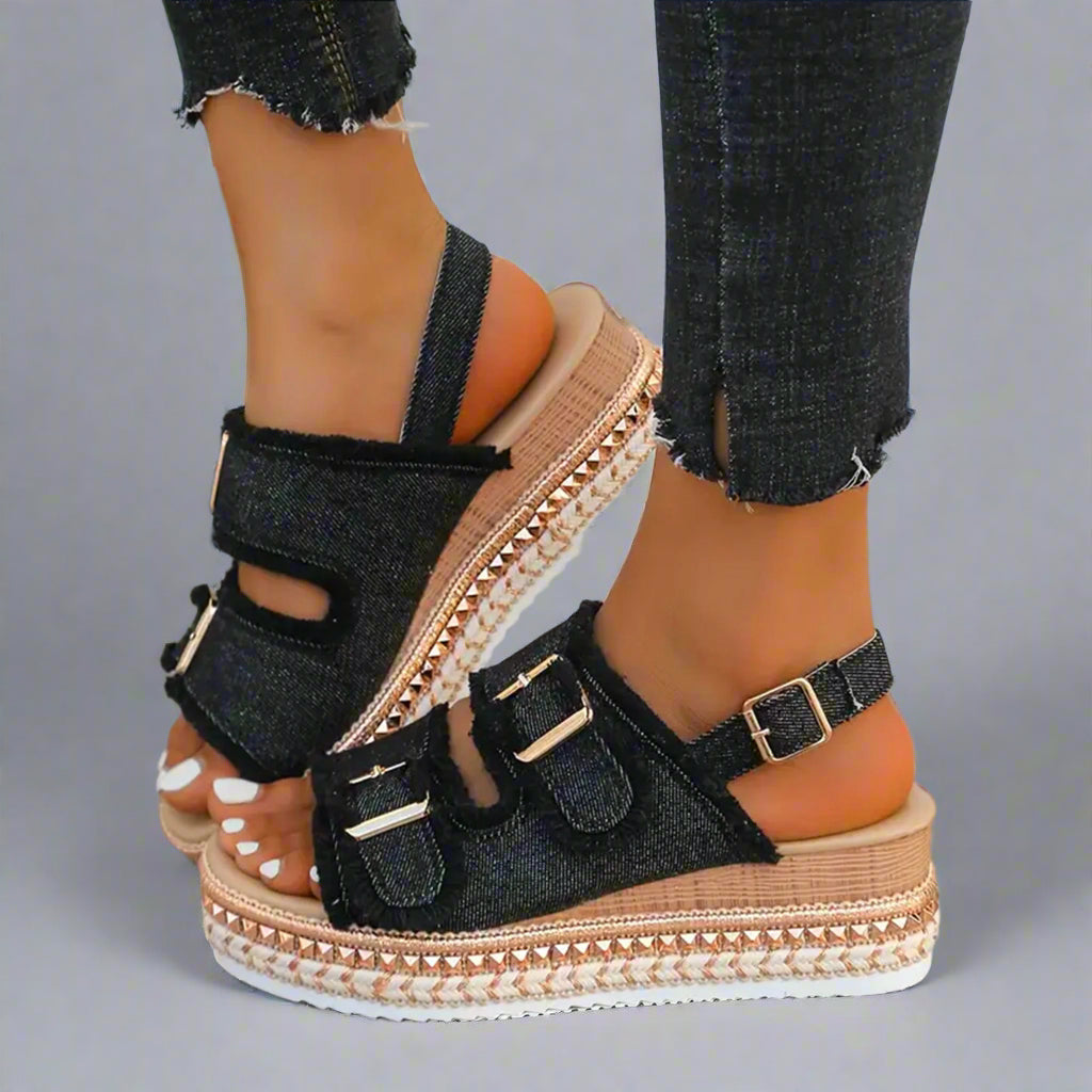 Aranka | Bequeme Sandalen mit Keilabsatz für jeden Tag