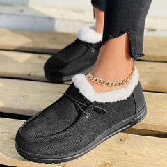 Colleen -  Warme Und Rutschfeste Winterschuhe in Schwarz