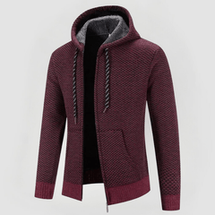 KLAUS - KAPUZENPULLOVER PREMIUM in Rot