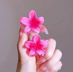 Micara - Blumenklammern - Haarschmuck in Rosa