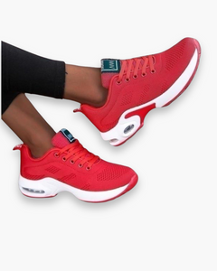 Damen Bequeme Laufschuhe | Atmungsaktiv und Stabil in Rot