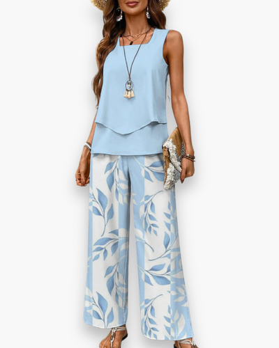 Damen Elegantes Fließendes Set | Stilvoll