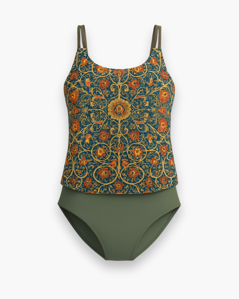 Damen Stilvoller Tankini | Modernes Oberteil für Strand und Pool