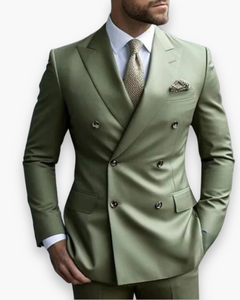Herren Hochzeitsgast Anzug Slim Fit | Elegant & Modern in Grün