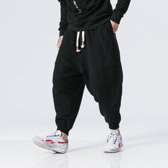 Shao | Bequeme Haremhose in Schwarz