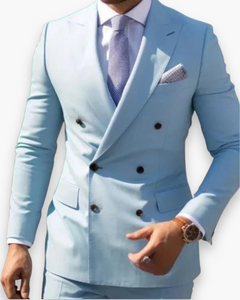 Herren Hochzeitsgast Anzug Slim Fit | Elegant & Modern in Hellblau