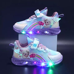Mia | Leuchtende Bunte Sneaker in Lila