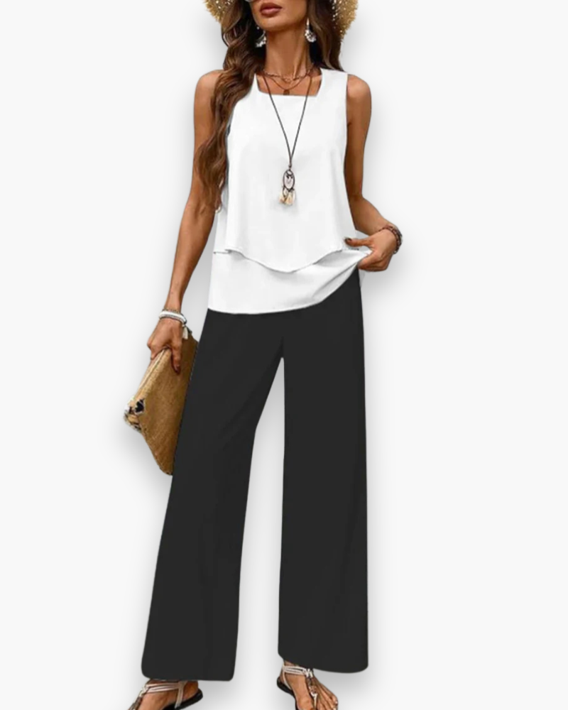 Damen Elegantes Fließendes Set | Stilvoll