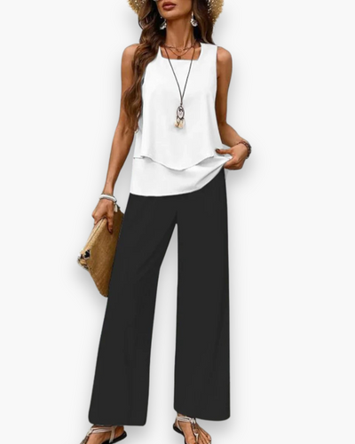 Damen Elegantes Fließendes Set | Stilvoll