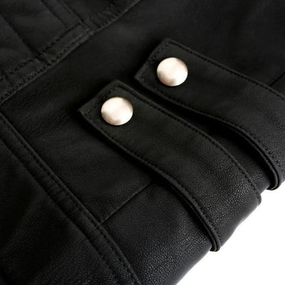 Lederjacke mit Reißverschluss für Männer