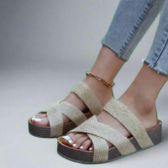 Athelgard | Bequeme Orthopädische Sandalen in Weiß
