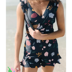 Yuridia® | Sommer-Strandbademode für Damen in Marineblau