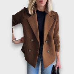 Arlisse – Blazer mit Doppelreiher in Braun