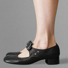 Annelore | Neuer Stil Damenschuhe Einzelne Schuhe – Bequem und Elegant in Schwarz