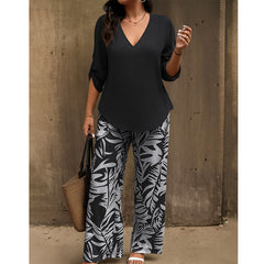 Elvira - zweiteiliges Soft-Touch-Set in Schwarz