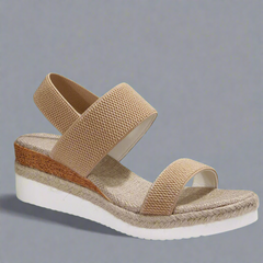 Selena | Orthopädische Sandalen mit echtem Komfort in Khaki