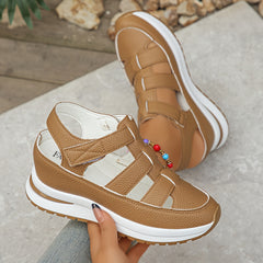 Patricia | Leicht Verstellbar Sandalen in Camel