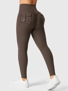 Zerovix | Atmungsaktive Leggings für Damen Sommer Fit in Braun