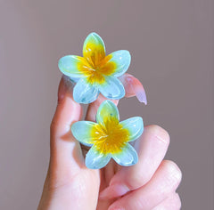 Micara - Blumenklammern - Haarschmuck in Blau
