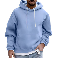 Benson - Bequemer und warmer Hoodie in Hellblau